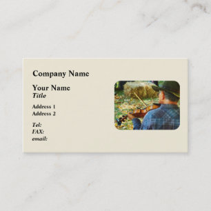 Carte De Visite Joueur de violon