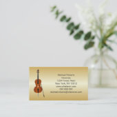 Carte De Visite Joueur de violoncelle (Debout devant)