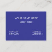 Carte De Visite Joueur entraîneur sportif de baseball (Dos)