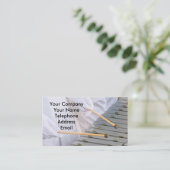 Carte De Visite Joueurs de xylophone ou de Marimba (Debout devant)