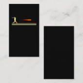 Carte De Visite Joueuse de baseball Fille de baseball softball drô (Devant / Derrière)