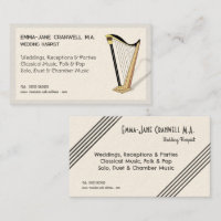 Joueuse de harpe Mariage Harpiste Musicienne Perso
