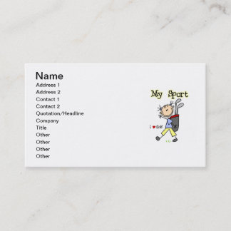 Carte De Visite Jouez au golf mon sport