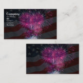 Carte De Visite Jour de la Déclaration d'Indépendance (Devant / Derrière)