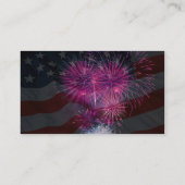 Carte De Visite Jour de la Déclaration d'Indépendance (Dos)