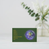 Carte De Visite jour de la terre du globe 3D (Debout devant)