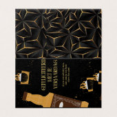 Carte De Visite Jour de Noël (Extérieur déplié)