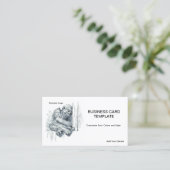 Carte De Visite Jour de repos - Young Ape Gorilla (Debout devant)