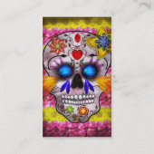 Carte De Visite Jour des morts - masque de mort (Dos)