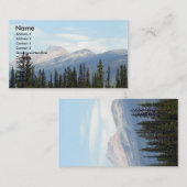 Carte De Visite Jour ensoleillé/montagnes (Devant / Derrière)