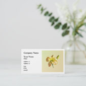 Carte De Visite Jour Jaune Lily (Debout devant)
