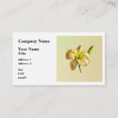 Carte De Visite Jour Jaune Lily (Devant)