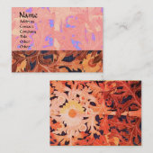 CARTE DE VISITE JOUR / MARGUERITE / MARGHERITA (Devant / Derrière)