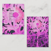 CARTE DE VISITE JOUR / MARGUERITE / MARGHERITA (Devant / Derrière)