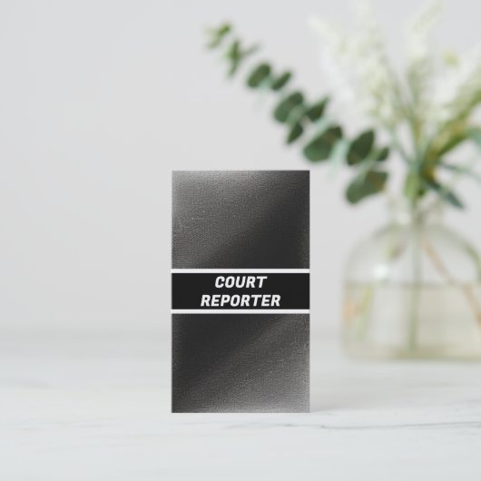 Carte De Visite Journal de cour moderne (Debout devant)