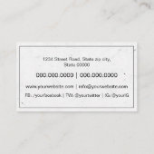 Carte De Visite Journaliste (Dos)