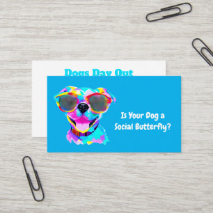 Carte De Visite Journée amusante pour chiens sur mesure Camp pour