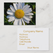 CARTE DE VISITE JOURNÉE FLEUR SAUVAGE (Devant / Derrière)