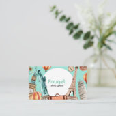 Carte De Visite Journée mondiale du tourisme (Debout devant)