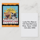 Carte De Visite Jours plus brillants (Devant / Derrière)