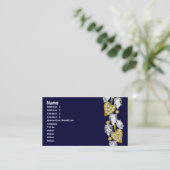 Carte De Visite Joyau bleu marine (Debout devant)