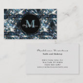 Carte De Visite Joyau de Diamant de luxe Gem Design (Devant / Derrière)