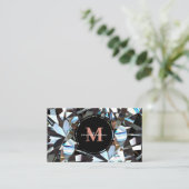 Carte De Visite Joyau de Diamant de luxe Gem Design (Debout devant)