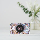 Carte De Visite Joyau de Diamant de luxe Gem Design (Debout devant)