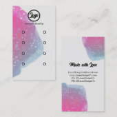 Carte De Visite Joyau de quatre ensembles de boucles d'oreille Pei (Devant / Derrière)