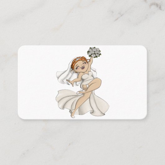 Carte De Visite Joyeuse mariée 03 (Devant)