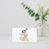 Carte De Visite Joyeuse mariée 11 (Debout devant)