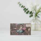 Carte De Visite Joyeuse Paques (Debout devant)