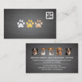 Carte De Visite Joyeuses Doggies (Devant / Derrière)