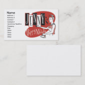 Carte De Visite Joyeuses domestiques (Devant / Derrière)