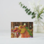 Carte De Visite Joyeux dragon (Debout devant)