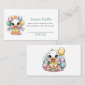 Carte De Visite Joyeux Duckling Diaper Raffle (Devant / Derrière)