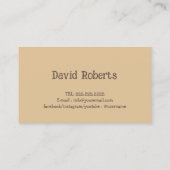 Carte De Visite Joyeux entraîneur professionnel de chiens de Labra (Dos)