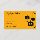 Carte De Visite Joyeux halloween (Dos)