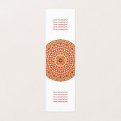 Carte De Visite Joyeux Mandala (Intérieur déplié)