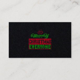 Carte De Visite Joyeux Noël à tous