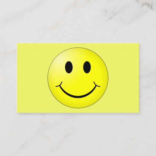 Carte De Visite Joyeux visage (Dos)