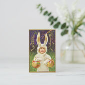 Carte De Visite Joys de Lapin de Pâques Salutation (Debout devant)