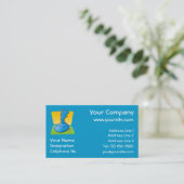 Carte De Visite Joystick bleu (Debout devant)