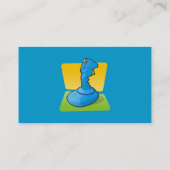 Carte De Visite Joystick bleu (Dos)