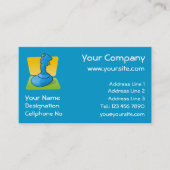 Carte De Visite Joystick bleu (Devant)