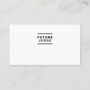 Carte De Visite Juge futur