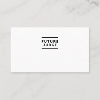 Carte De Visite Juge futur