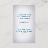 carte de visite juive (Dos)