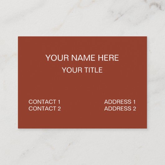 Carte De Visite Jujube Fruit (Dos)