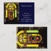 Carte De Visite Juke-box antique (Devant / Derrière)